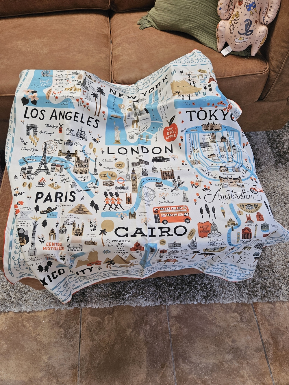 Rifle Paper Co Travel Scarf